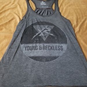 Young and reckless tank top